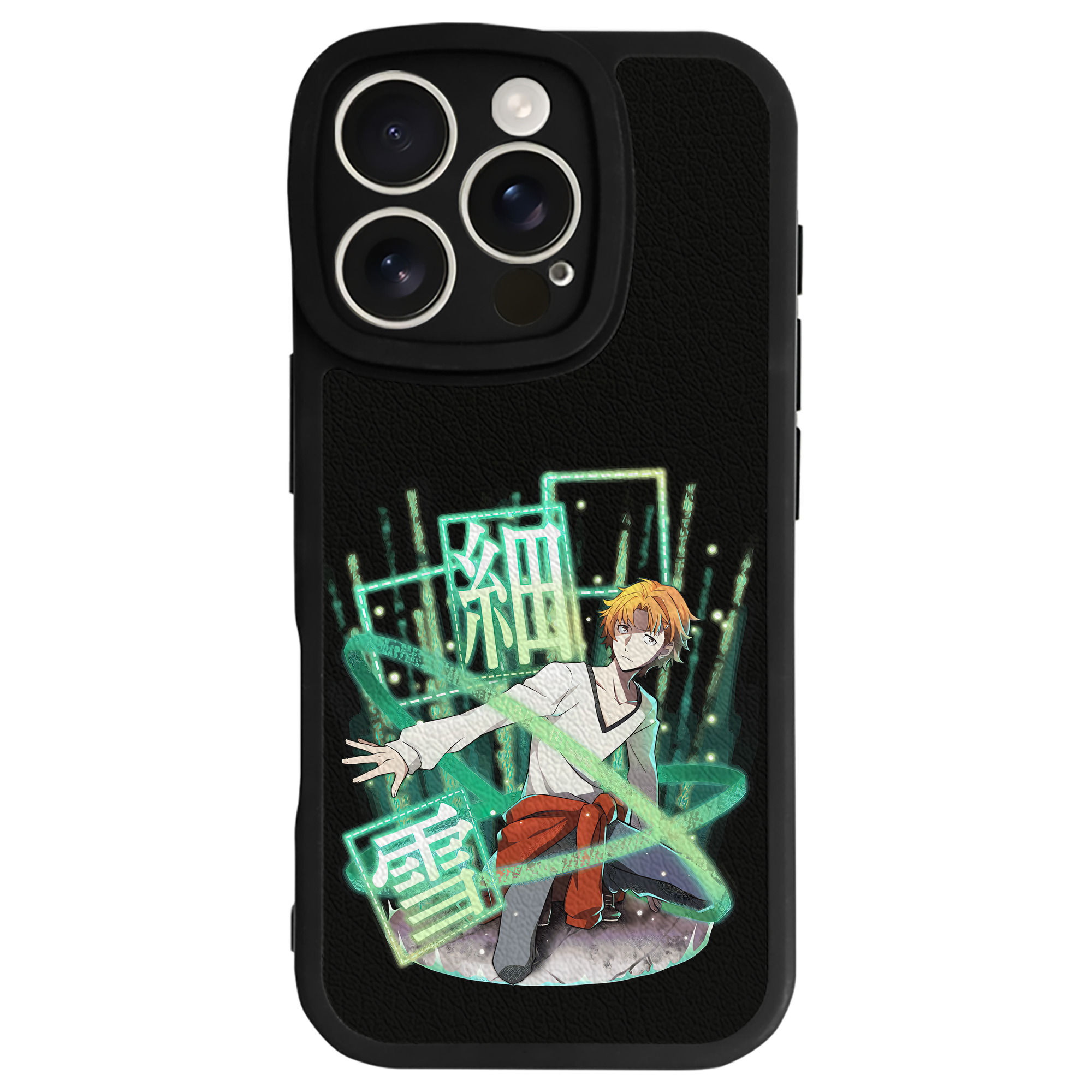 （画像用） 文豪ストレイドッグス Bungo Stray Dogs 【iPhone 16シリーズ対応】シリコンスマホケース（レザー調） 材質：シリコン